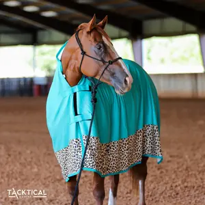 FLEECE LEOPARD & MINT COOLER SHEET